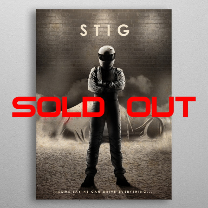 Displate Metall-Poster "STIG" *AUSVERKAUFT*